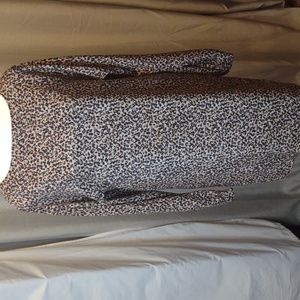 Ann Taylor LOFT animal print sheath dress